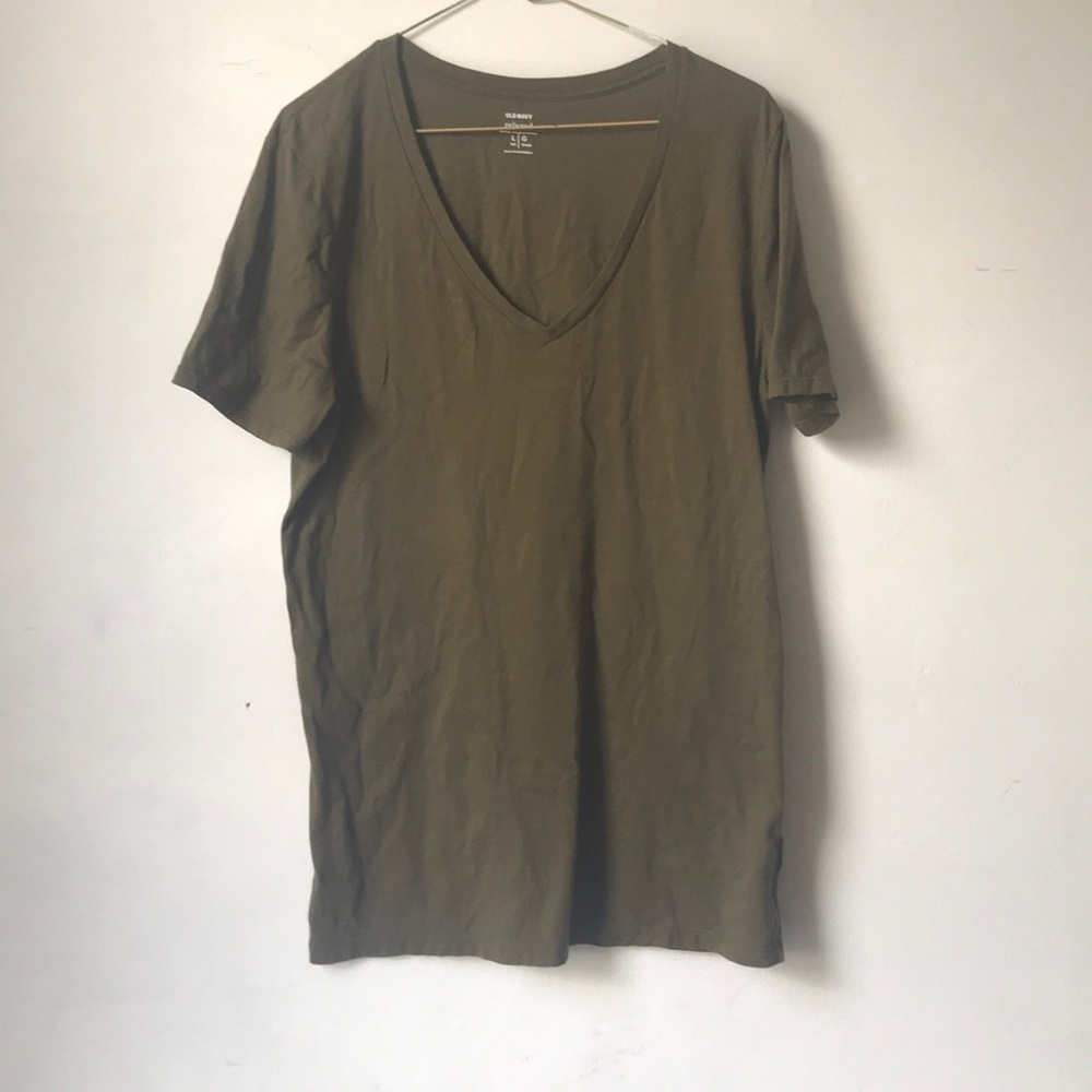Relaxed v neck t shirt (L tall)